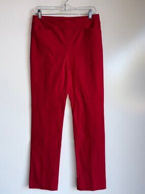 CHICO'S Brigitte Pants Size 0 =US 4 Red
